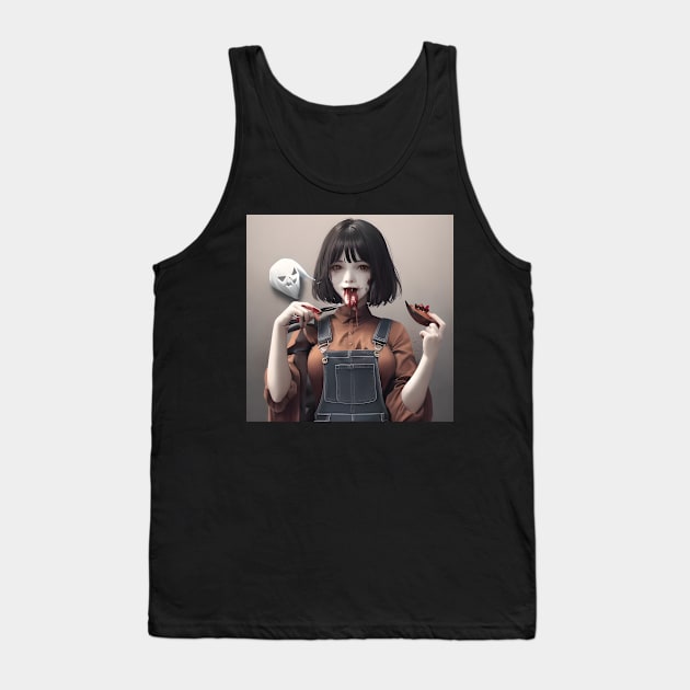 The ghost girl Tank Top by Tonmoy